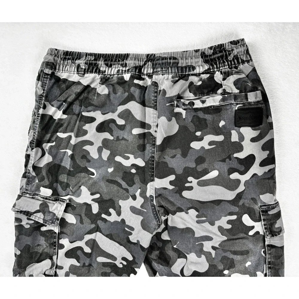 Death Row Snoop Dogg Cargo Pants Camo Gray Size M Joggers Streetwear
